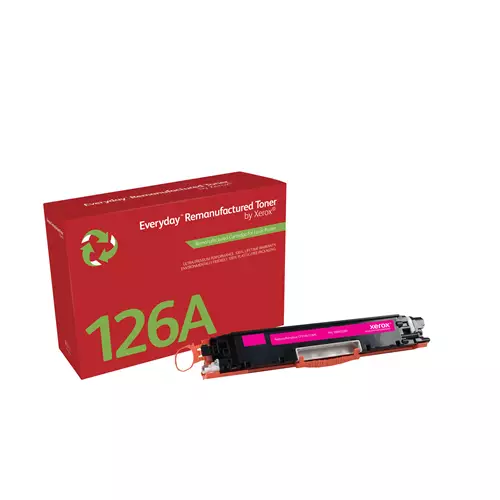 Everyday Magenta Remanufactured Toner by Xerox compatible with HP 126A (CE313A) Standard capacity
