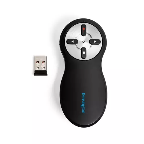 Kensington Wireless Presenter with Red Laser - Nano Receiver Black