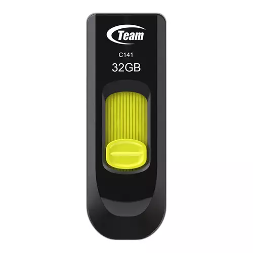 Team Group C141 USB flash drive 32 GB USB Type-A 2.0 Black Yellow
