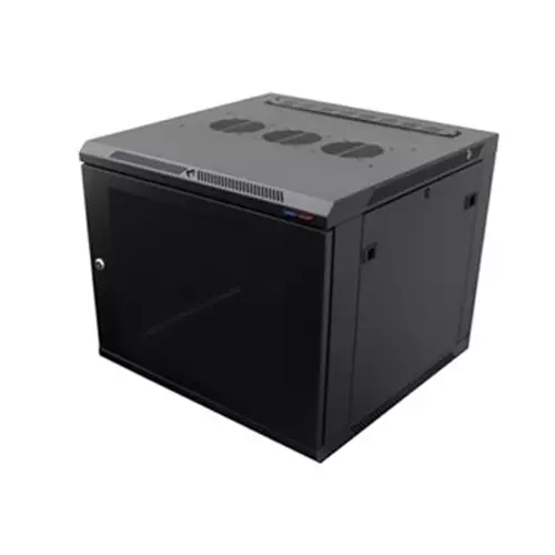 Penn Elcom R6612V-M6 rack cabinet 12U Wall mounted rack Black