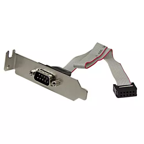 Photos - Other Components Startech.com 9 Pin Serial Male to 10 Pin Motherboard Header LP Slot Plate PLATE9MLP 