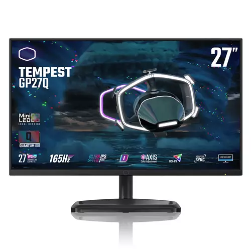Cooler Master Gaming Tempest GP27Q computer monitor 68.6 cm (27") 2560 x 1440 pixels Wide Quad HD LED Black