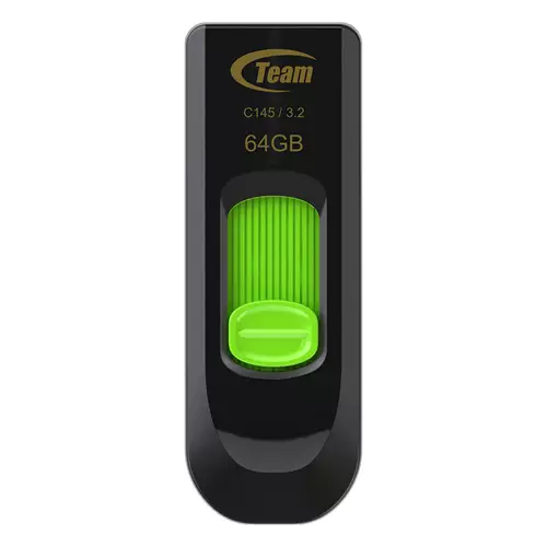 Team Group C145 USB flash drive 64 GB USB Type-A 3.2 Gen 1 (3.1 Gen 1) Black Green