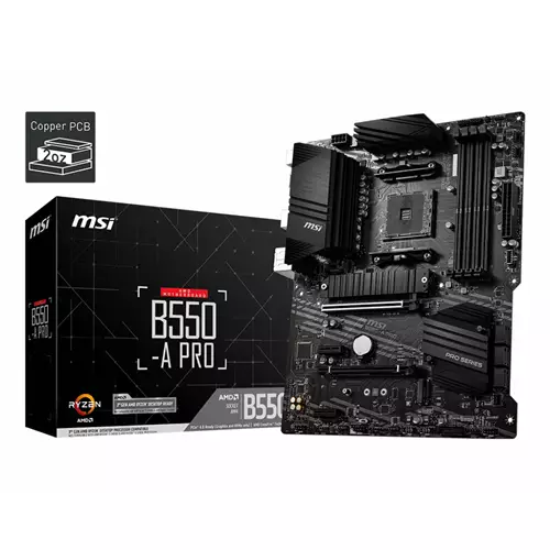 MSI B550-A PRO AMD B550 Socket AM4 ATX