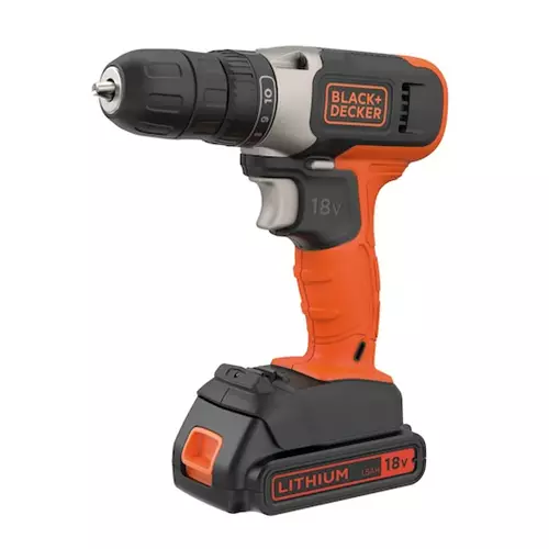 Black & Decker BCD001C1-GB drill Keyless Black Red