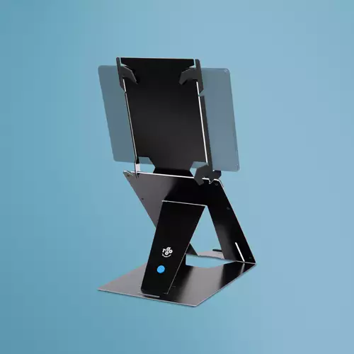 R-Go Tools Tablet and laptop stand R-Go Riser Duo suitable for 10-22 inch screen black