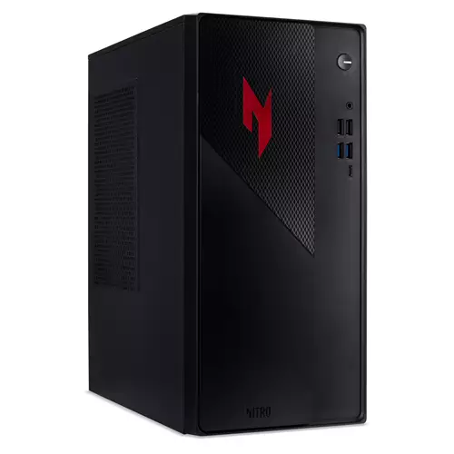 Acer NITRO 20 N20-101 Gaming Desktop - Intel Core 5-210H 16GB 512GB SSD Nvidia GeForce RTX 5060 Windows 11 Black