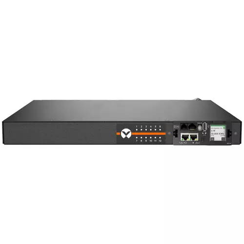 Vertiv Geist MUU5M1R5-12CF17-2C20A9H00-S power distribution unit (PDU) 12 AC outlet(s) 0U Black