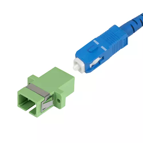 StarTech.com SC to SC Coupler 10 Pack OS2 Single Mode SC Fiber Optic Coupler with Flange SC/APC Simplex Adapter