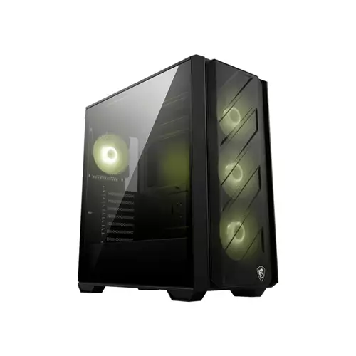 MSI MAG FORGE 330R AIRFLOW computer case Midi Tower Black Transparent