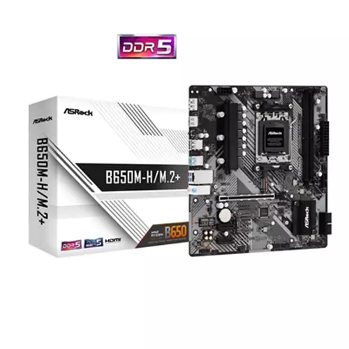 Asrock B650M-H/M.2+ AMD B650 Socket AM5 micro ATX