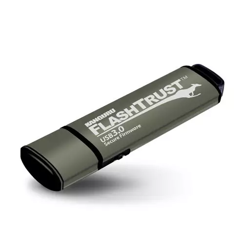 iStorage Kanguru FlashTrust USB 3.0 64 GB |Secure Flash Drive| Secure Firmware | Physical Write Protect Switch |Protects Against BadUSB | Compliance with NIST requirements for implementation