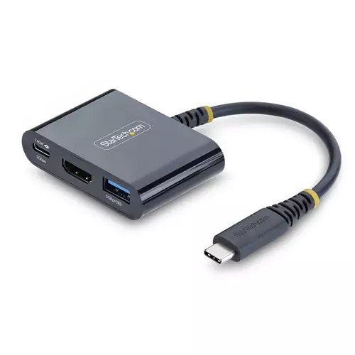 StarTech.com USB-C to HDMI Multiport Adapter with 140W PD Charging 4K 60Hz HDMI USB 5Gbps Hub Mini Dock For MacBook / Dell / Thinkpad / HP / iPad / Tablets