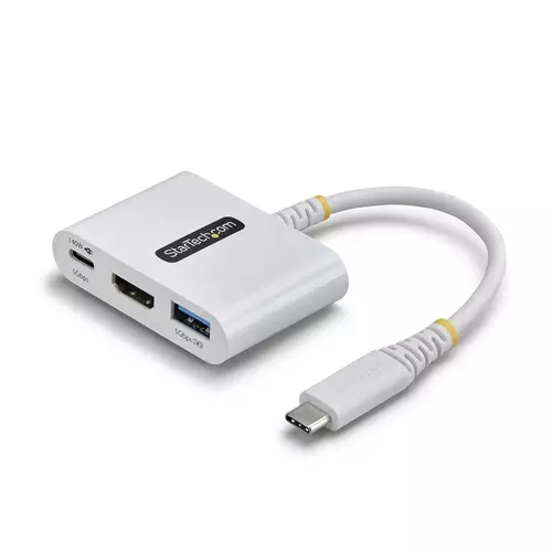 StarTech.com USB-C to HDMI Multiport Adapter with 140W PD Charging 4K 60Hz HDMI USB 5Gbps Hub Mini Dock For MacBook / Dell / Thinkpad / HP / iPad / Tablets