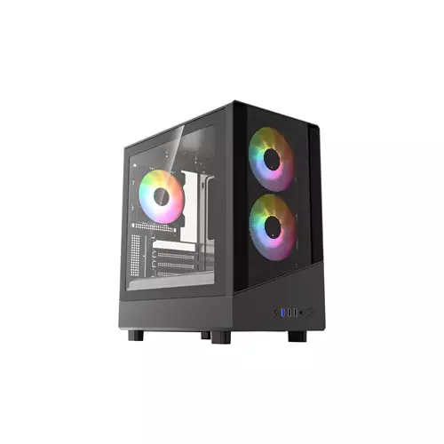 VIDA SPIRE M MATX BLACK GAMING CASE Micro Tower
