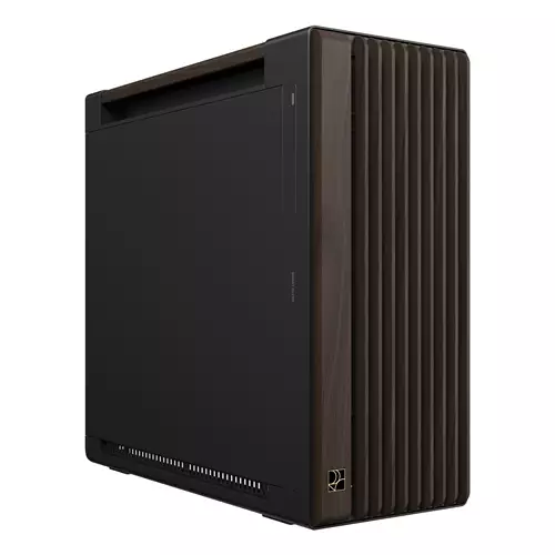 ASUS ProArt PA602 Wood Edition Modern Black - Metal Panel Midi Tower Black Wood