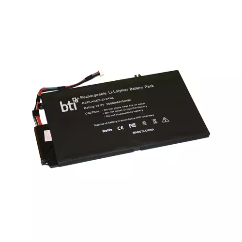 BTI 52Wh 4 cell EL04 compatible battery for HP - COMPAQ ENVY 4-1065TX ENVY 4-1030EN ENVY 4-1106TU ENVY 4-1130BR ENVY 4-1127TU ENVY 4-1118TX