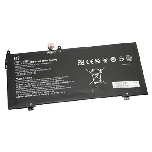 BTI 60.9 3 cell CP03060XL compatible battery for HP SPECTRE X360 13T-AE000 SPECTRE X360 13-AE533TU SPECTRE X360 13-AE532TU SPECTRE X360 13-AE531TU