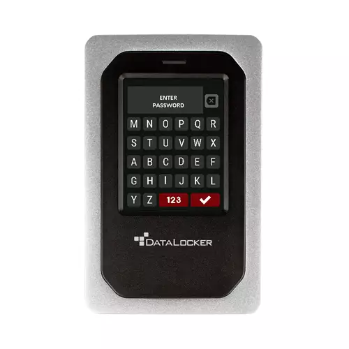 DataLocker DL4 FE 500GB HDD FIPS 140-3 L3 AES 256Bit Touchscreen USB 3.2 Gen 1