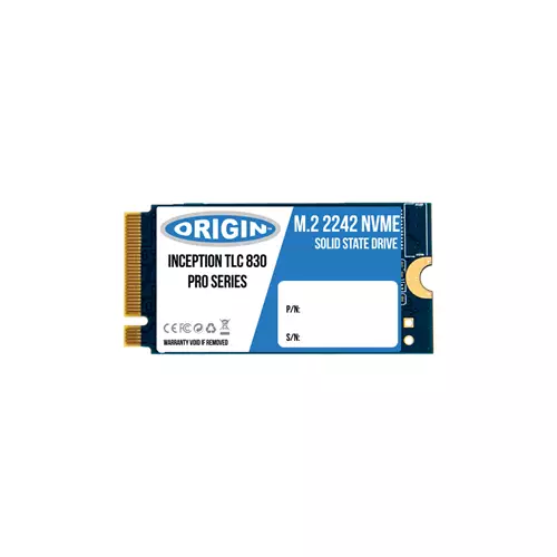 Origin Storage Inception SSD 1TB NVMe M.2 3D TLC 42mm