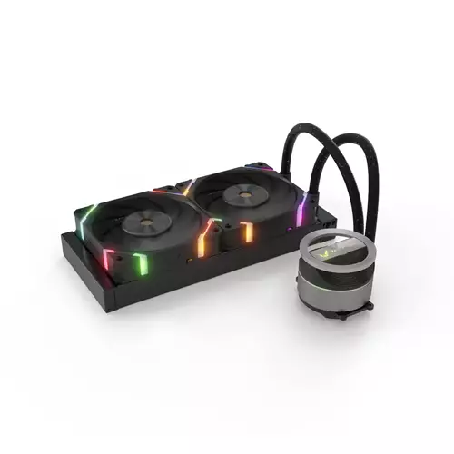 Valkyrie Dragonfang 240 Processor All-in-one liquid cooler 24 cm Black
