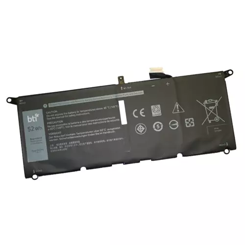 BTI 451-BCDX compatible 52Wh 4-cell battery for Dell XPS 9370 9380 7390 Inspiron 7490 Latitude 3301