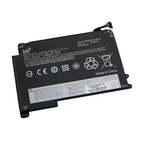 BTI 53Wh 3 cell SB10F46459 compatible battery for LENOVO THINKPAD YOGA 14 460 THINKPAD YOGA 460 20G0 THINKPAD YOGA 460 20FY THINKPAD YOGA 460 20EM