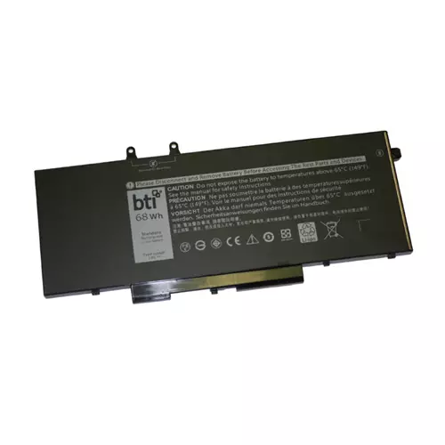 BTI Replacement 4 cell battery for Dell Precision 3540 Latitude 5300 5300 2-in-1 5400 5310 5310 2-in-1 5410 5500 7300 7310 7400 7400 2-in-1 7410 9410 2-in-1 9510 replacing OEM part numbers 4GVMP 492-BCBK 9JRYT C5GV2 R7WM X77XY // 7.6V 68Wh