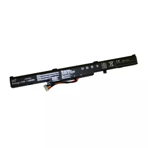 BTI Replacement 4 cell battery for Replacement cell battery for ASUS ROG G752W ROG GL752 ROG GL752JW ROG GL752VL ROG GL752VW ROG N552 replacing OEM part numbers A41N1501 A41LK9H L41LK2H 0B110-0360000 // 15V 48Whr
