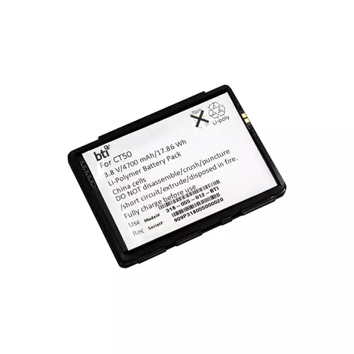 BTI Replacement scanner battery 318-055-012-for HONEYWELL CT60XP CT50 CT60