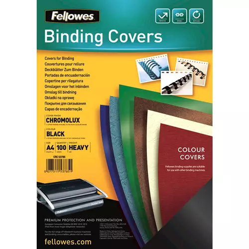 Fellowes Chromolux Gloss Covers