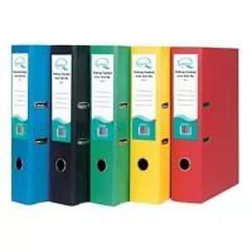 Photos - File Folder / Lever Arch File Q-Connect KF20029 ring binder Foolscap Black 