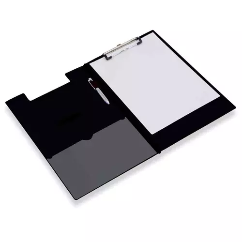 Photos - Accessory Rapesco Foldover Clipboard personal organizer PVC Black HT03078 