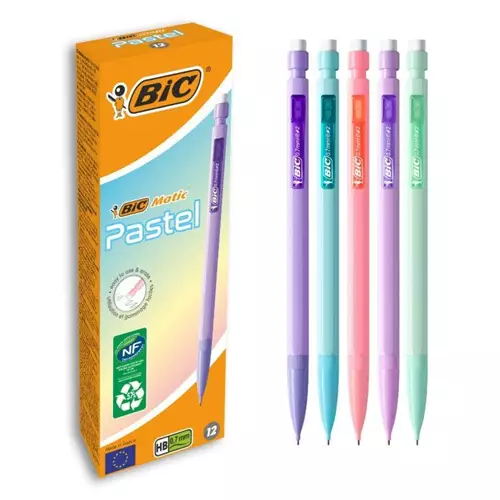 Photos - Pencil BIC Matic Pastel mechanical  0.7 mm HB 12 pc(s) BC71454 