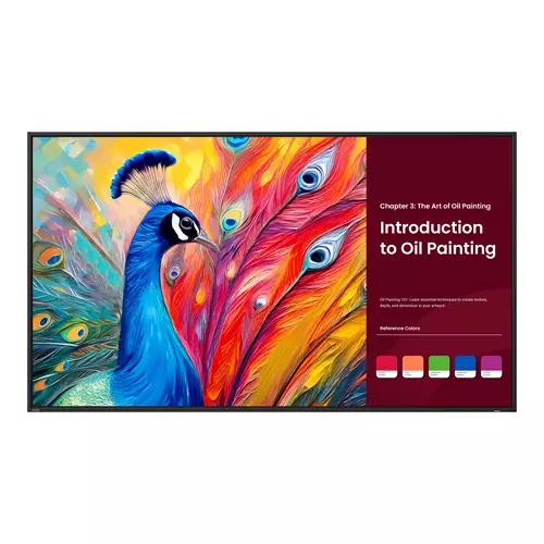 Photos - Monitor BenQ SH5504 Digital signage flat panel 139.7 cm  LCD 800 cd/m 4K Ultra HD Black Built-in processor Android 24/7 9H (55")