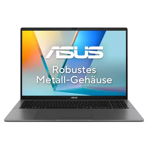 ASUS Vivobook S16 M3607GA-SH004W Copilot+ PC AMD Ryzen AI 7 445 Laptop 40.6 cm (16") WUXGA 32 GB DDR5-SDRAM 1 TB SSD Wi-Fi 6 (802.11ax) Windows 11 Home Grey