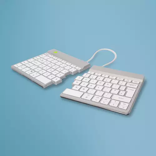 R-Go Tools Ergonomic keyboard R-Go Split Break with break software ergonomic split keyboard QWERTY (UK) Bluetooth white
