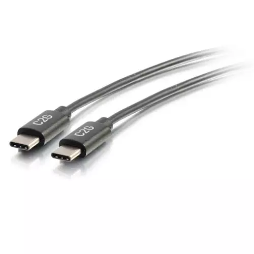 Photos - Cable (video, audio, USB) C2G 0.9m  USB-C 2.0 Male to Male Cable (3A) 88825 (3ft)