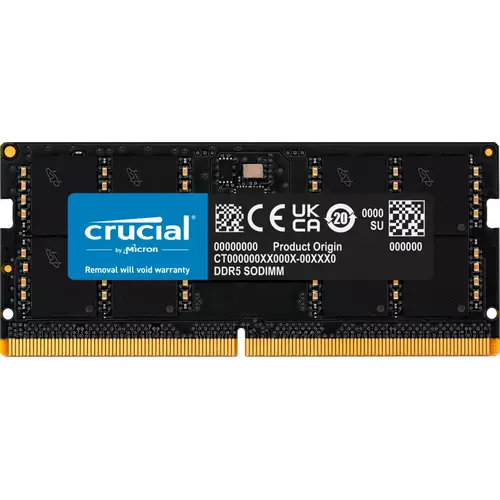 Crucial CT48G56C46S5 memory module 48 GB 1 x 48 GB DDR5 262-pin SO-DIMM ECC