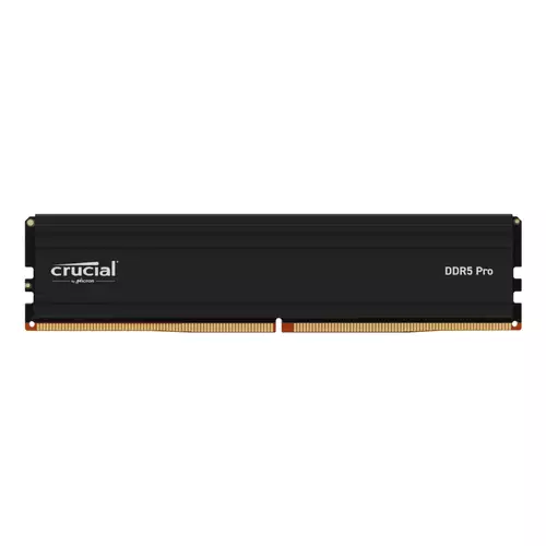 Crucial Pro 128GB (2x64GB) DDR5 PC5-48000C46 5600MHz UDIMM Dual Channel Kit - Black