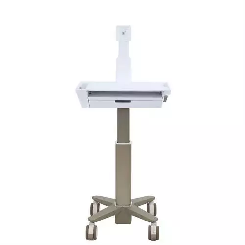 Ergotron CareFit Slim 2.0 cart - light-duty - for All-In-One / LCD display - drawer (1x1) - white, warm grey