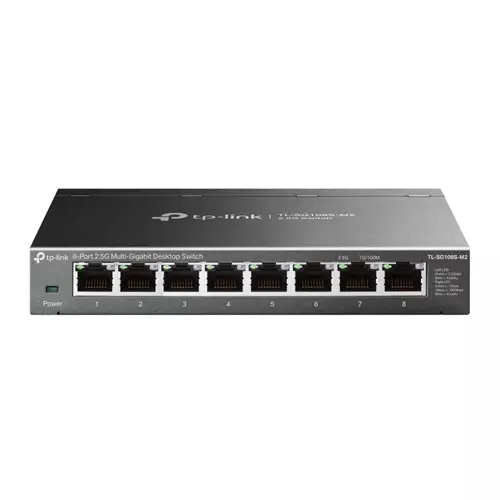 TP-Link TL-SG108S-M2 network switch Unmanaged L2 2.5G Ethernet (100/1000/2500) Desktop Black