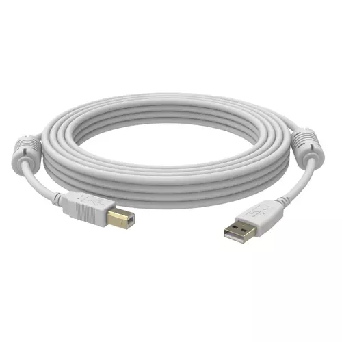 Vision USB 2.0 2m USB cable USB A USB B 0.48 Gbit/s White