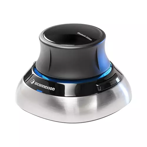 3Dconnexion SpaceMouse mouse Office Ambidextrous RF Wireless + Bluetooth + USB Type-A 6DoF