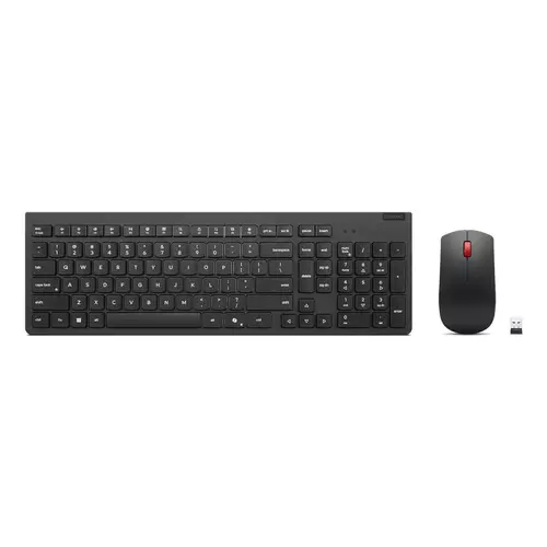 Photos - Keyboard Lenovo 4X31R64484  Mouse included Office RF Wireless Spanish Black 