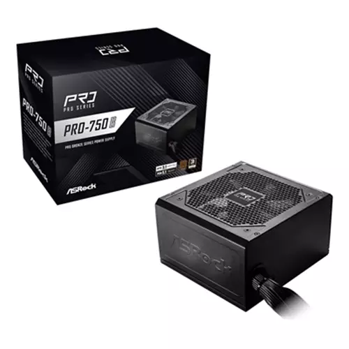 Asrock PRO-750B power supply unit 750 W 24-pin ATX ATX Black