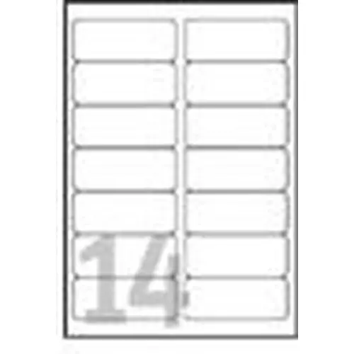 Avery Clear Address Label - Laser - L7563 Transparent