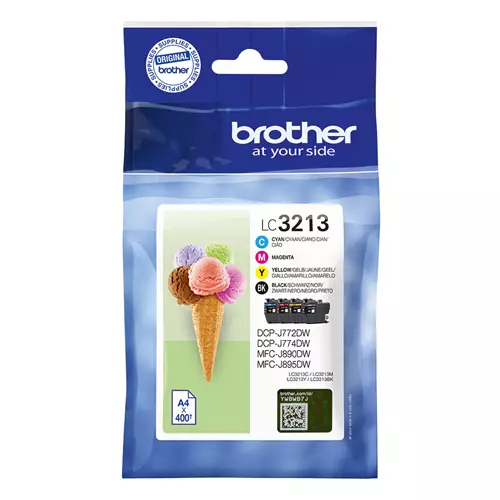 Brother LC3213VAL ink cartridge 4 pc(s) Original High (XL) Yield Black Cyan Magenta Yellow