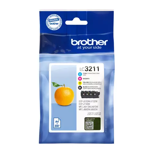 Brother LC3211VAL ink cartridge 4 pc(s) Original Standard Yield Black Cyan Magenta Yellow