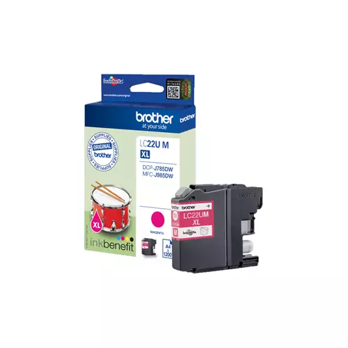Brother LC22UM ink cartridge 1 pc(s) Original High (XL) Yield Magenta